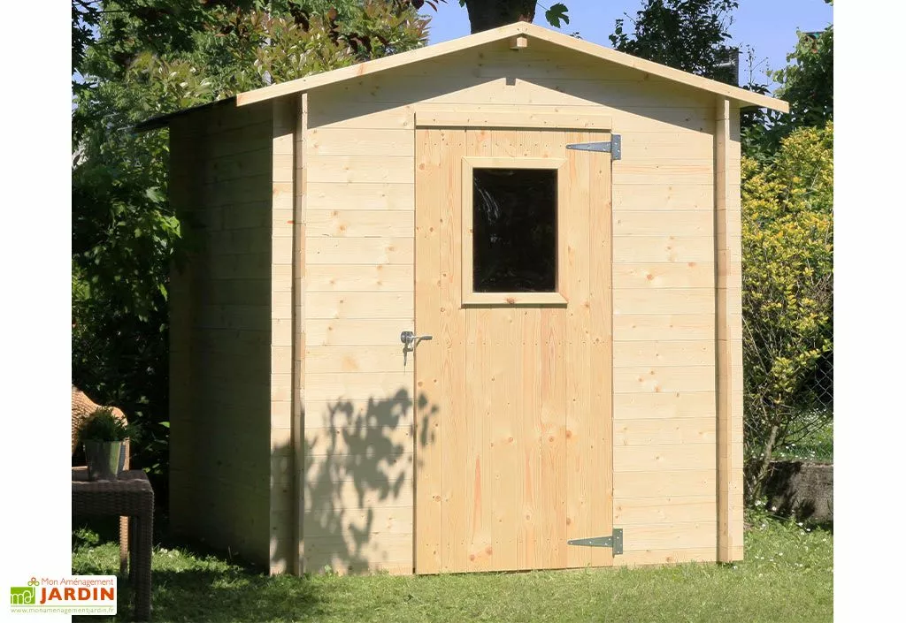 Alce Living Abri De Jardin En Bois Brut 4 M² 19 Mm - Régis 4 Alce Living Abri De Jardin En Bois Brut 4 M² 19 Mm - Régis – Image 2