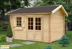 Galanis Abri De Jardin Bois Palmier (398x398x283) 44 Mm