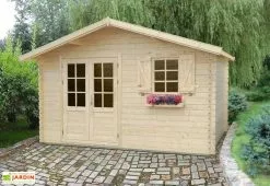 Galanis Abri De Jardin Bois Pommier 14 (398x398x263) 34 Mm