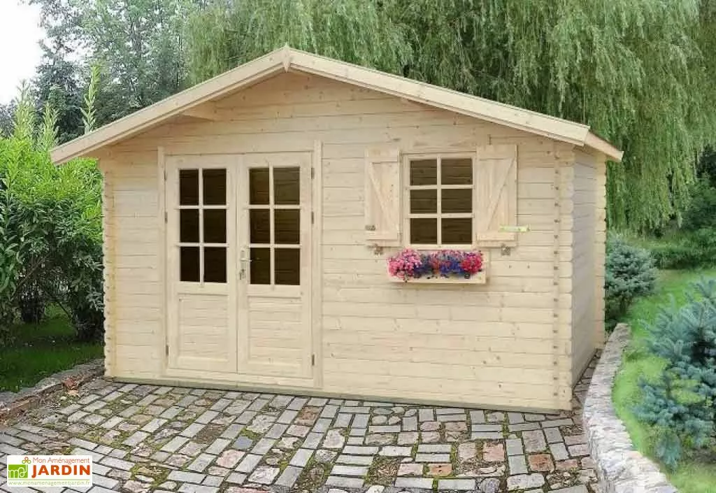 Galanis Abri De Jardin Bois Pommier 14 (398x398x263) 34 Mm 3 Galanis Abri De Jardin Bois Pommier 14 (398x398x263) 34 Mm