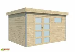 Gardenas Abri De Jardin En Bois D’épicéa Brut Et Profilés En Aluminium - 11,3 M²