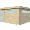 Gardenas Abri De Jardin En Bois D’épicéa Brut Et Profilés En Aluminium - 18,7 M² -Abri et rangement boutique abri jardin bois profiles aluminium 18m2