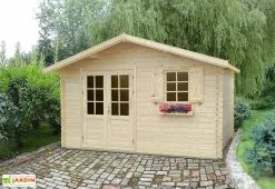 Galanis Abri De Jardin Bois Raisin (398x398x263) 44 Mm