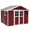 Grosfillex Abri De Jardin PVC Deco 7,53 M² -Abri et rangement boutique abri jardin bois rouge 1
