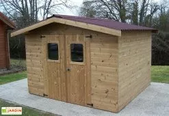 Habrita Abri De Jardin En Bois D’épicéa Traité Thiers – 8,97 M²