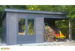 Green Outside Abri De Jardin Composite Toit Plat + Auvent – Actual 6 X 3 M Gris Anthracite 10 Green Outside Abri De Jardin Composite Toit Plat + Auvent – Actual 6 X 3 M Gris Anthracite -Abri et rangement boutique abri jardin composite actual 6x3m 5