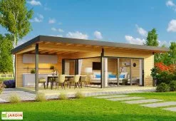 Lasita Abri De Jardin En Bois DâĂ©picĂ©a Brut Domeo 10 â 38,2 MÂČ