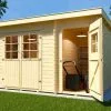 Weka Abri De Jardin En Bois 28 Mm - 7 M² Avec Toit Plat -Abri et rangement boutique abri jardin en bois 28 mm