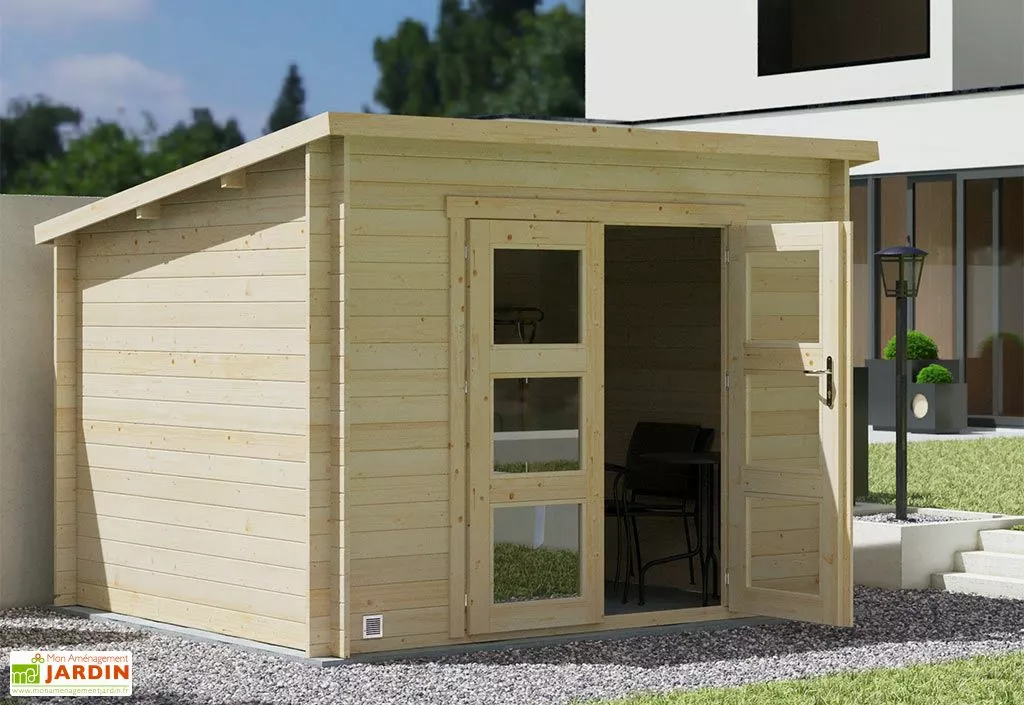 Forest Style Abri De Jardin En Bois D'épicéa De 7,4 M² Ep. 28 Mm – Juno 4 Forest Style Abri De Jardin En Bois D'épicéa De 7,4 M² Ep. 28 Mm – Juno – Image 2