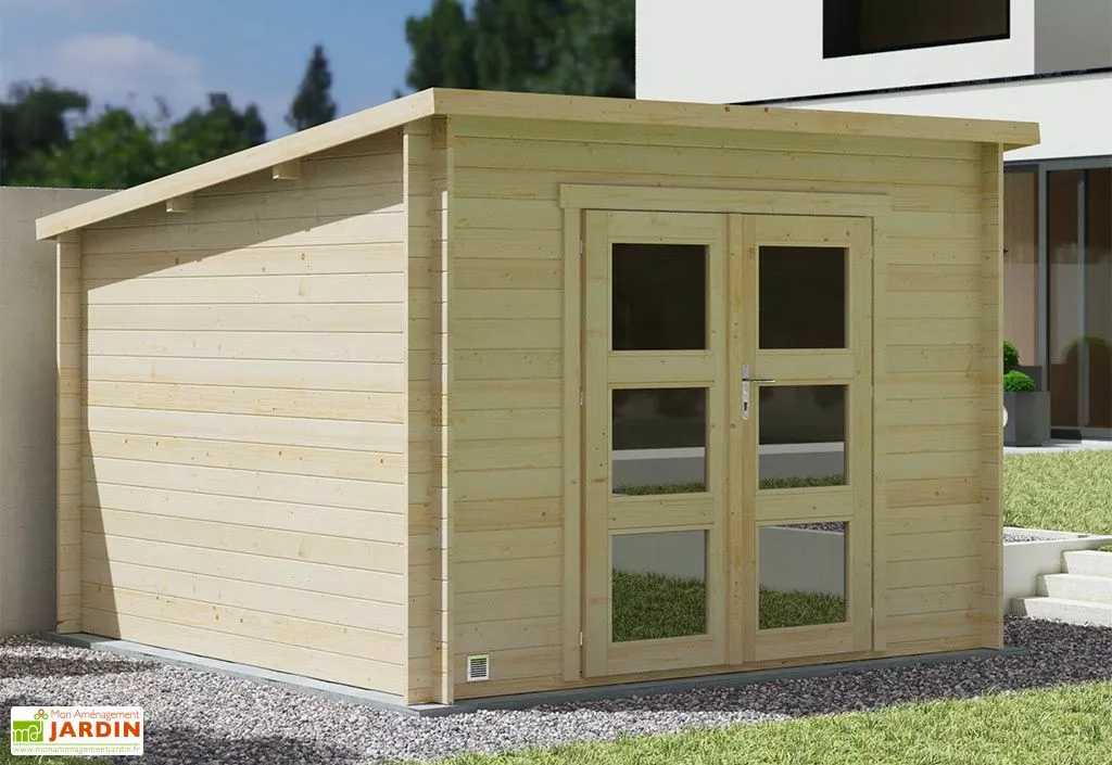 Forest Style Abri De Jardin En épicéa De 8,9 M² Ep. 28 Mm - Juno 3 Forest Style Abri De Jardin En épicéa De 8,9 M² Ep. 28 Mm - Juno