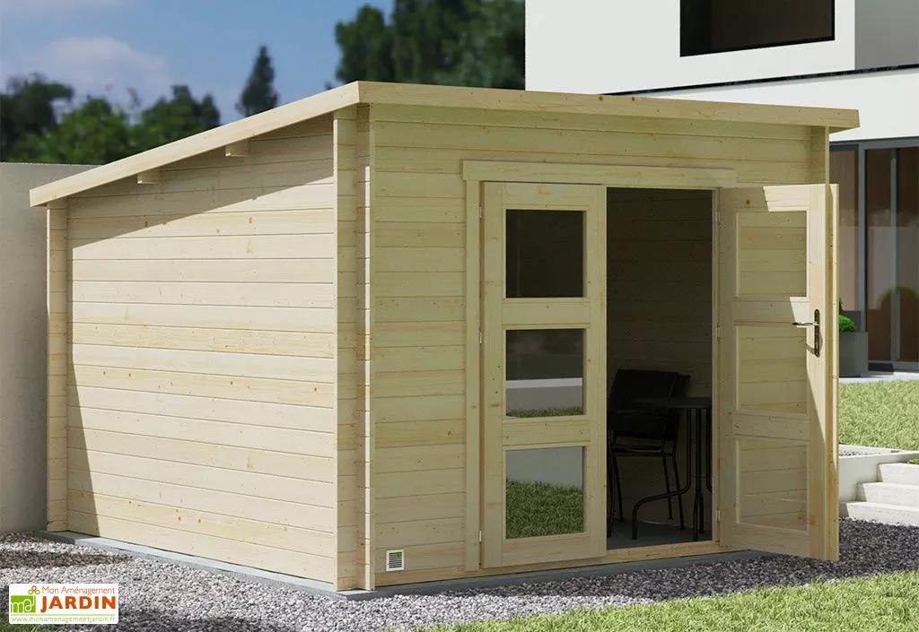 Forest Style Abri De Jardin En épicéa De 8,9 M² Ep. 28 Mm - Juno 4 Forest Style Abri De Jardin En épicéa De 8,9 M² Ep. 28 Mm - Juno – Image 2