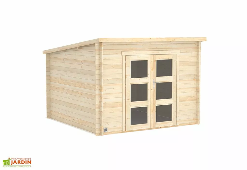 Forest Style Abri De Jardin En épicéa De 8,9 M² Ep. 28 Mm - Juno 6 Forest Style Abri De Jardin En épicéa De 8,9 M² Ep. 28 Mm - Juno – Image 4