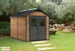 Abri De Jardin Keter En Résine Aspect Bois 6,5 M² Woodium 759