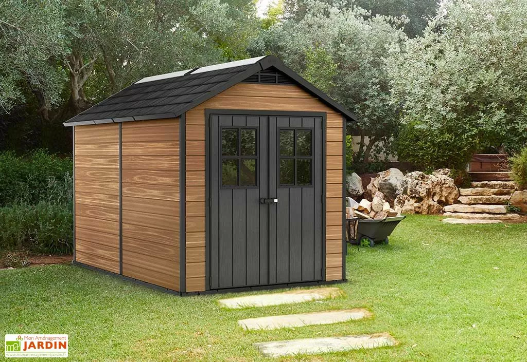 Abri De Jardin Keter En Résine Aspect Bois 6,5 M² Woodium 759 3 Abri De Jardin Keter En Résine Aspect Bois 6,5 M² Woodium 759