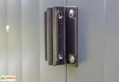 Abri De Jardin En Métal Gris Spacemaker Acier Galvanisé – 3 M² -Abri et rangement boutique abri jardin metal acier galvanise spacemaker 65 6