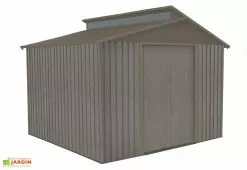 Chalêt-Jardin Abri De Jardin En Métal Look Bois Vieilli + Puit De Lumière 7,25 M² 10 Chalêt-Jardin Abri De Jardin En Métal Look Bois Vieilli + Puit De Lumière 7,25 M² -Abri et rangement boutique abri jardin metal aspect bois vieilli puit lumiere 257x285cm 1