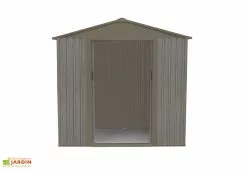 Chalêt-Jardin Abri De Jardin En Métal Look Bois Vieilli 2,43 M² 10 Chalêt-Jardin Abri De Jardin En Métal Look Bois Vieilli 2,43 M² -Abri et rangement boutique abri jardin metal cabane aspect bois vieilli 121x201cm 2