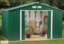 Abri De Jardin En Métal 0,33 Mm Duramax 8 M² – Vert Pin 10 X 8