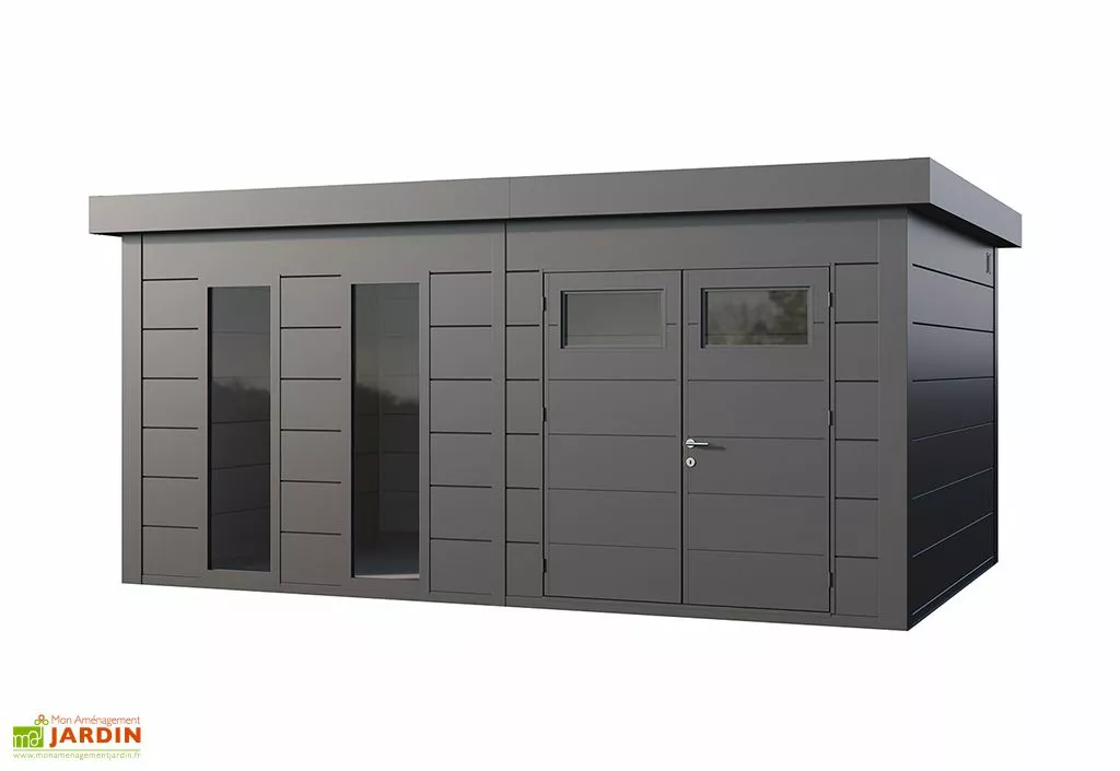 Telluria Abri De Jardin En Métal Avec Parois Vitrées Eleganto Plus – 19,3 M² 3 Telluria Abri De Jardin En Métal Avec Parois Vitrées Eleganto Plus – 19,3 M²