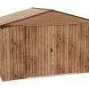 Abri De Jardin En Métal Duramax Woodgrain Imitation Bois 8 M² -Abri et rangement boutique abri jardin metal imitation bois duramax woodgrain 10x8 1