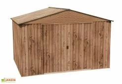 Abri De Jardin En Métal Duramax Woodgrain Imitation Bois 8 M²