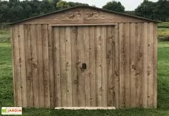 Abri De Jardin En Métal Duramax Woodgrain Imitation Bois 8 M² -Abri et rangement boutique abri jardin metal imitation bois duramax woodgrain 10x8 2 1