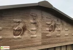 Abri De Jardin En Métal Duramax Woodgrain Imitation Bois 8 M² -Abri et rangement boutique abri jardin metal imitation bois duramax woodgrain 1 1