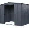 Abri De Jardin En Métal Gris Spacemaker Acier Galvanisé – 4,5 M² 2 Abri De Jardin En Métal Gris Spacemaker Acier Galvanisé – 4,5 M² -Abri et rangement boutique abri jardin metal spacemaker gris acier galvanise 250cm