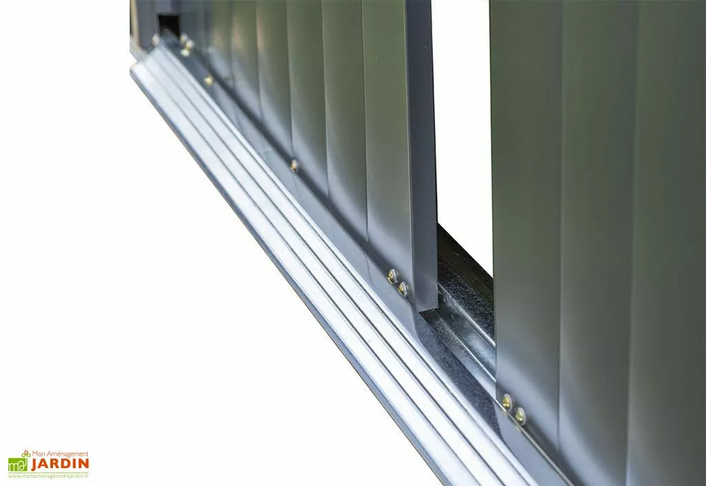 Abri De Jardin En Métal Gris Spacemaker Acier Galvanisé – 7 M² 8 Abri De Jardin En Métal Gris Spacemaker Acier Galvanisé – 7 M² – Image 6