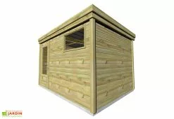 Abri Français Abri De Jardin En Bois De Pin Traité Et Toiture Bac Acier – 8,3 M² 8 Abri Français Abri De Jardin En Bois De Pin Traité Et Toiture Bac Acier – 8,3 M² -Abri et rangement boutique abri jardin moderne bois traite 1