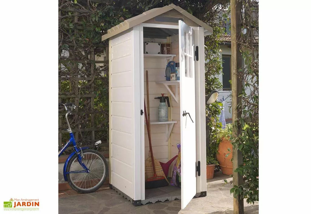 Garofalo Abri De Jardin Mural En PVC Evo 80 Beige (82x82cm) 4 Garofalo Abri De Jardin Mural En PVC Evo 80 Beige (82x82cm) – Image 2