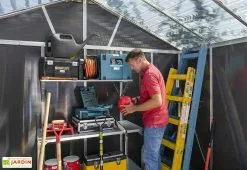 Canopia Abri De Jardin En Polycarbonate Et Aluminium Yukon 7 M² 12 Canopia Abri De Jardin En Polycarbonate Et Aluminium Yukon 7 M² -Abri et rangement boutique abri jardin polycarbonate aluminium yukon 7 m 4