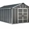 Canopia Abri De Jardin En Polycarbonate Et Aluminium Yukon 15 M² - Gris