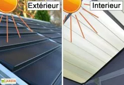 Abri De Jardin Skylight 2,8 M² Gris/Noir | Palram - Canopia -Abri et rangement boutique abri jardin polycarbonate palram skylight deco gris 2