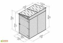 Abri De Jardin Skylight 2,1 M² Pent Ambre | Palram - Canopia 13 Abri De Jardin Skylight 2,1 M² Pent Ambre | Palram - Canopia -Abri et rangement boutique abri jardin polycarbonate pent shed palram 1