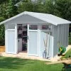 Grosfillex Abri De Jardin PVC Utility 11 -Abri et rangement boutique abri jardin pvc 11bleu