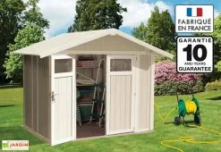 Grosfillex Abri De Jardin PVC Utility 4,9 -Abri et rangement boutique abri jardin pvc 49vert 1