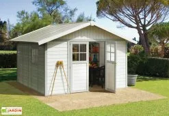 Grosfillex Abri De Jardin PVC Deco 11 -Abri et rangement boutique abri jardin pvc deco11 vert