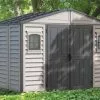 Abri De Jardin En PVC Duramax 8,05 M² Gris 2 Abri De Jardin En PVC Duramax 8,05 M² Gris -Abri et rangement boutique abri jardin pvc duramax 8m2 gris