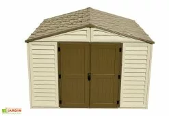 Abri De Jardin En PVC Duramax Beige 10 M² – Woodstyle Premium 10 X 10 -Abri et rangement boutique abri jardin pvc duramax woodstyle premium 10x10 10m2 5