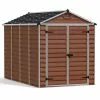 Abri De Jardin Skylight 5,6 M² Ambre | Palram - Canopia -Abri et rangement boutique abri jardin pvc skylight 702921 palram