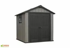 Keter Abri De Jardin PVC Brossium 757 (229x223) -Abri et rangement boutique abri jardin resine gris brossium 2