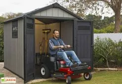 Keter Abri De Jardin PVC Brossium 759 (229x287) -Abri et rangement boutique abri jardin resine gris brossium 759 6