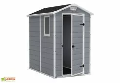 Keter Abri De Jardin Résine Premium 46 S Gris (192x130x198) -Abri et rangement boutique abri jardin resine gris premium 1