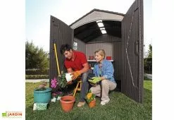 Abri De Jardin PVC Lifetime Landmark (2,13x2,13) -Abri et rangement boutique abri jardin resine lifetime 60190 2