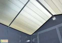 Canopia Abri De Jardin Polycarbonate Skylight Palram Gris (1,53x1,85) 2,83 M² 12 Canopia Abri De Jardin Polycarbonate Skylight Palram Gris (1,53x1,85) 2,83 M² -Abri et rangement boutique abri jardin resine palram gris panneau toit