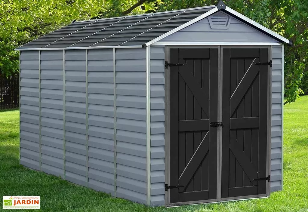 Abri De Jardin Skylight 7 M² Gris/Noir | Palram - Canopia 4 Abri De Jardin Skylight 7 M² Gris/Noir | Palram - Canopia – Image 2