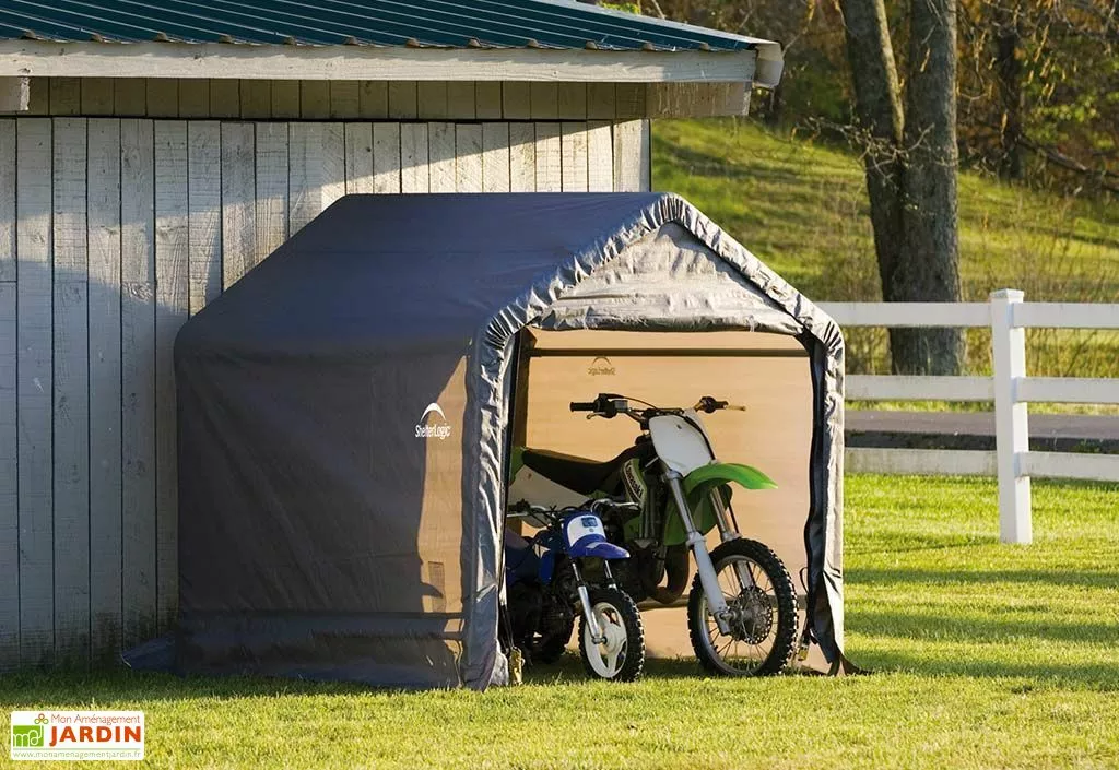 Shelter Logic Abri De Jardin Souple En Acier Et Polyéthylène 3 M² 4 Shelter Logic Abri De Jardin Souple En Acier Et Polyéthylène 3 M² – Image 2