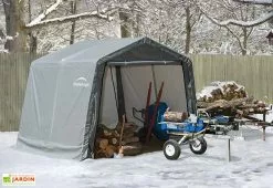 Shelter Logic Abri De Jardin Souple En Acier Et Polyéthylène 9 M² -Abri et rangement boutique abri jardin souple acier enduit bache polyethylene 9m2 5