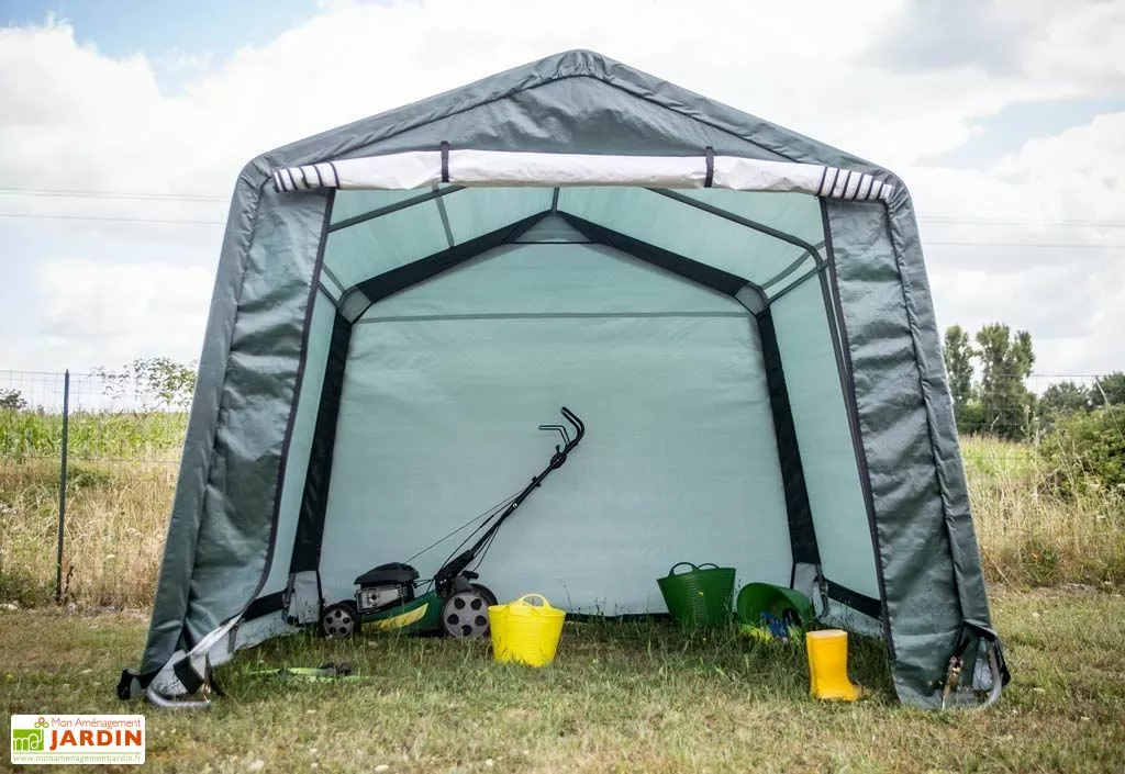 Habrita Abri De Jardin En Toile Renforcée Avec Porte Amovible - 305 X 305 Cm 6 Habrita Abri De Jardin En Toile Renforcée Avec Porte Amovible - 305 X 305 Cm – Image 4